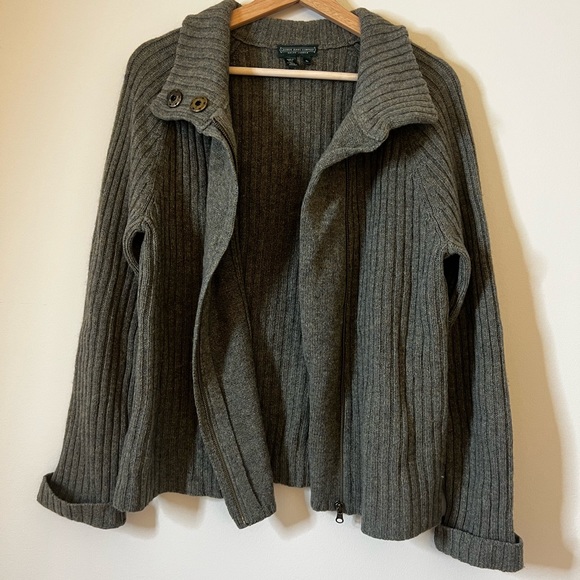 Ralph Lauren Jean Cardigan 100% Lambswool size XL - Picture 3 of 5